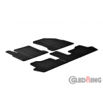Original Gledring Passform Fußmatten Gummimatten 5 Tlg.+Fixing - Citroen C4 Picasso 2006-2013